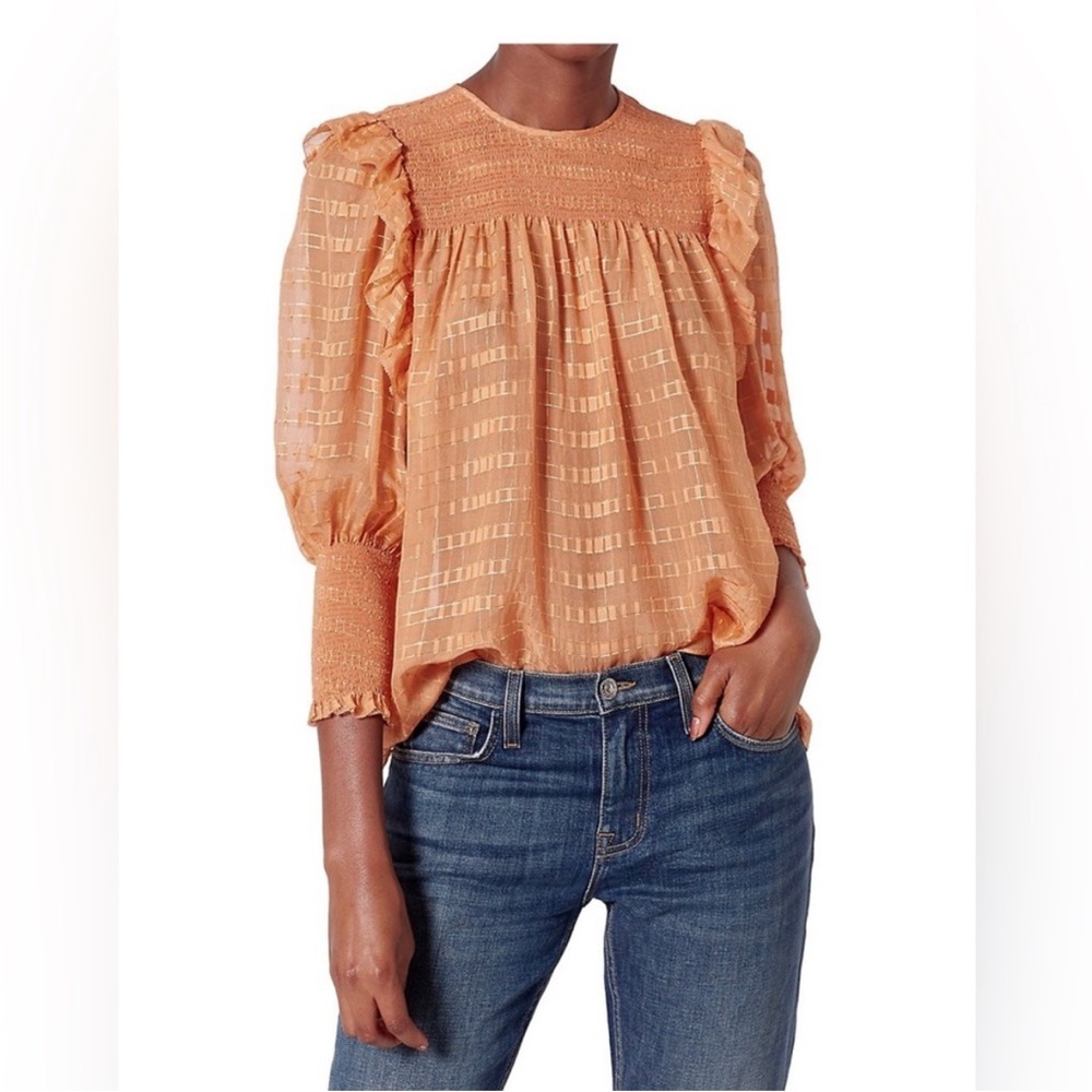 Joie Jamila Silk Blouse sz medium 6 8